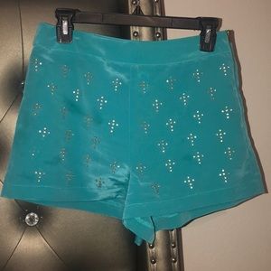 Dress shorts w/ rhinestones, Juniors Medium